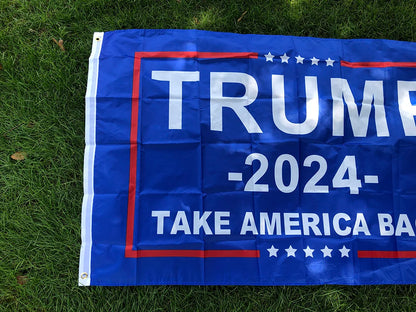 SKY FLAG Trump 2024 Flag 90x150cm Donald Trump Flag Keep America Great Donald For President USA， Take America Back Trump Flag